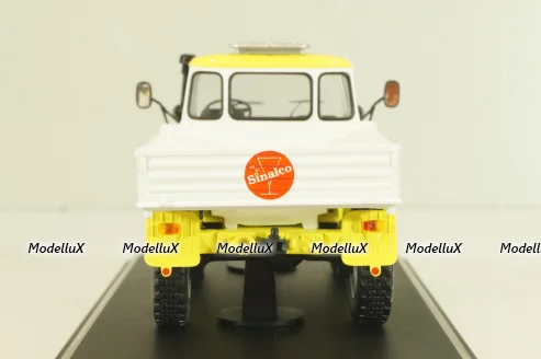 Mercedes-Benz Unimog 406 "Sinalco" 1971, yellow/white, 03153, Schuco 1:43