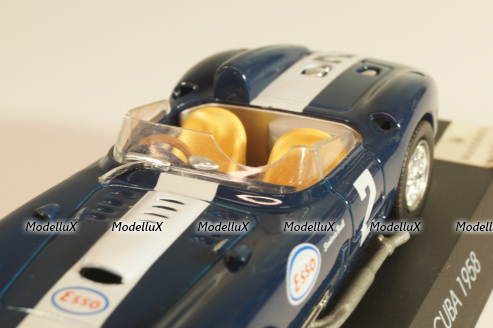 Maserati 450 S #2 GP Cuba 1958, blue, Deagostini 1:43 Вариант 1
