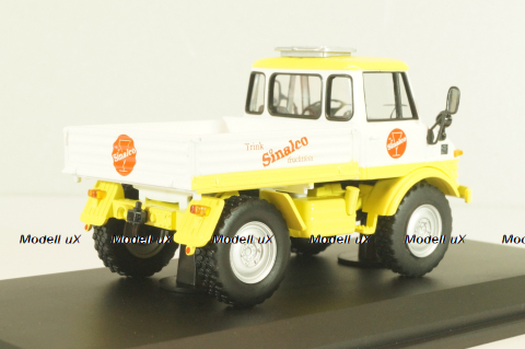 Mercedes-Benz Unimog 406 "Sinalco" 1971, yellow/white, 03153, Schuco 1:43