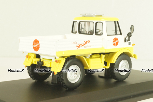 Mercedes-Benz Unimog 406 "Sinalco" 1971, yellow/white, 03153, Schuco 1:43
