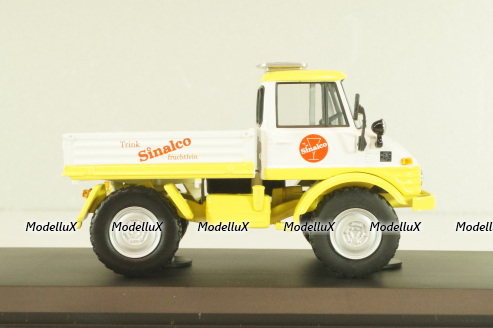 Mercedes-Benz Unimog 406 "Sinalco" 1971, yellow/white, 03153, Schuco 1:43