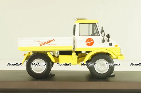Mercedes-Benz Unimog 406 "Sinalco" 1971, yellow/white, 03153, Schuco 1:43