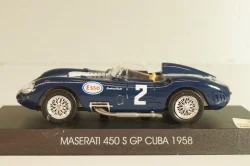 Maserati 450 S #2 GP Cuba 1958, blue, Deagostini 1:43 Вариант 2