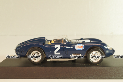 Maserati 450 S #2 GP Cuba 1958, blue, Deagostini 1:43 Вариант 2