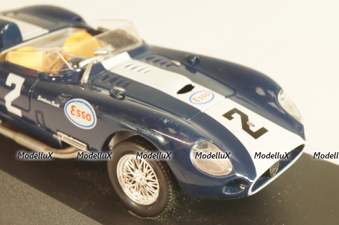 Maserati 450 S #2 GP Cuba 1958, blue, Deagostini 1:43 Вариант 2