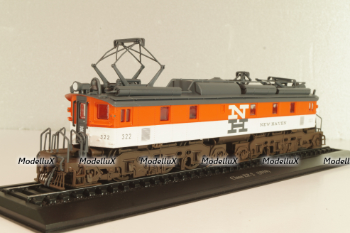 EP-2 Class 1919, Electric Locomotive, white/red, 7153129, Trains of the World, Atlas 1:87
