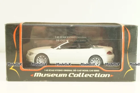BMW 645Ci Convertible (E64) 2003, white, 03511S, Kyosho 1:43