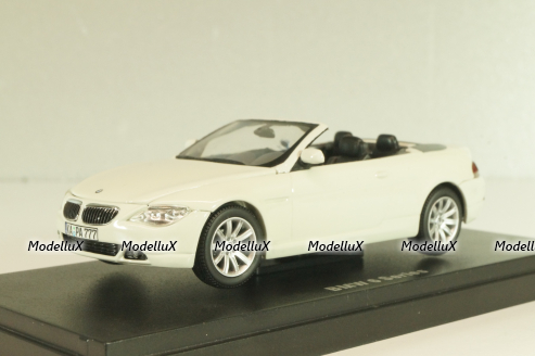BMW 645Ci Convertible (E64) 2003, white, 03511S, Kyosho 1:43