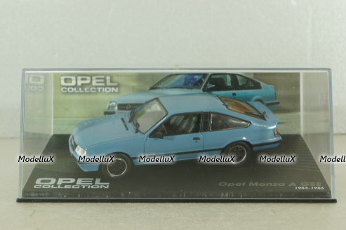 Opel Monza (A) GSE 1983, blue, OPC026, Opel Collection #26 1:43