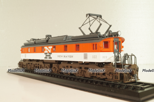 EP-2 Class 1919, Electric Locomotive, white/red, 7153129, Trains of the World, Atlas 1:87