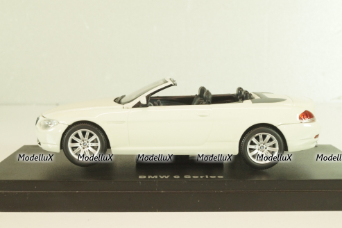 BMW 645Ci Convertible (E64) 2003, white, 03511S, Kyosho 1:43
