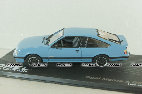 Opel Monza (A) GSE 1983, blue, OPC026, Opel Collection #26 1:43