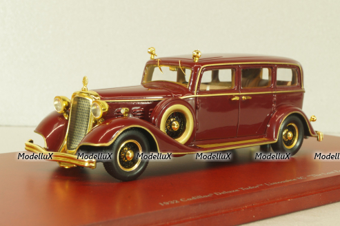 Cadillac Deluxe Tudor Limousine 8C "The last Emperor of China" 1932, dark red, 124312, TSM 1:43