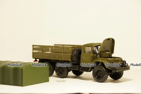 Зил-133В1 тягач, крассный, Алник43 1:43