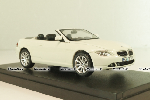 BMW 645Ci Convertible (E64) 2003, white, 03511S, Kyosho 1:43
