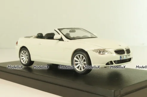 BMW 645Ci Convertible (E64) 2003, white, 03511S, Kyosho 1:43
