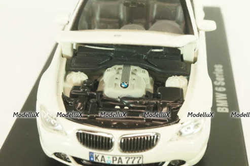 BMW 645Ci Convertible (E64) 2003, white, 03511S, Kyosho 1:43