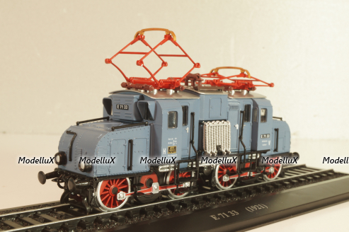 DB E71 33 (EG 533) 1921, blue, 7153124, Atlas 1:87