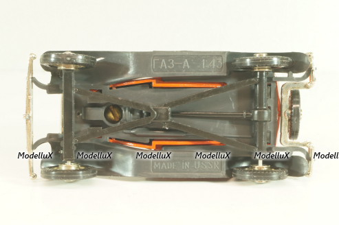 Газ-А, красный, март 1997г., Тантал/Радон 1:43