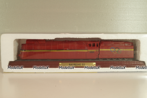 Baureihe 05-001 locomotive 1935, red, 6115820, Atlas 1:87