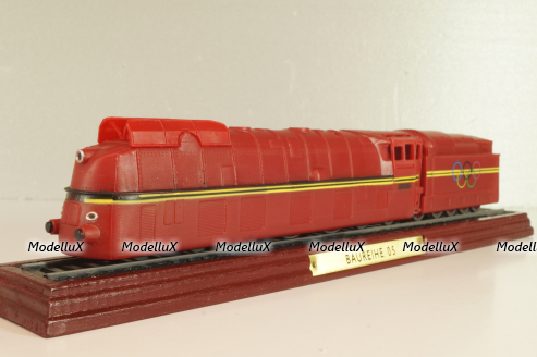 Baureihe 05-001 locomotive 1935, red, 6115820, Atlas 1:87