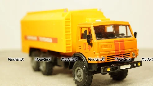 Газ-21 пикап тентованный, зеленый, Алник43 1:43