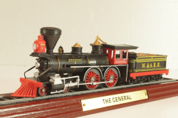 The General locomotive Western & Atlantic Railroad #3, black, 6115816, Atlas 1:87
