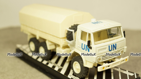Камаз-5320, синий/серый, Арек 1:43