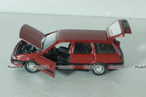 Volkswagen Passat Variant (B3) 1988, red, 1015R, Schabak 1:43
