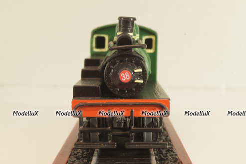 Shay #38 locomotive 1908, green, 6115821, Atlas 1:87
