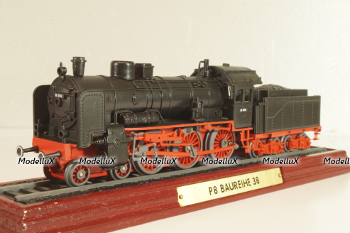 P8 Baureihe 38 Locomotive #3753 1906, black, 6115804, Atlas 1:87
