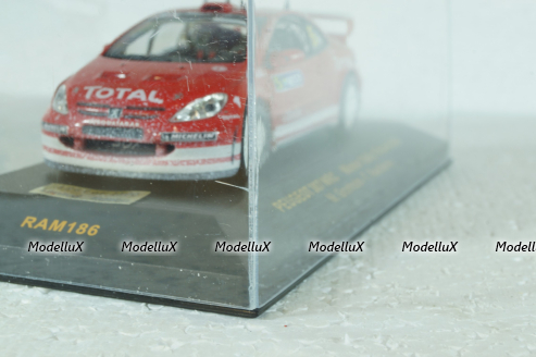 Peugeot 307 WRC Winner Rallye Finnland 2004 Grönholm/Rautiainen, RAM186, IXO 1:43