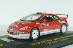 Peugeot 307 WRC Winner Rallye Finnland 2004 Grönholm/Rautiainen, RAM186, IXO 1:43