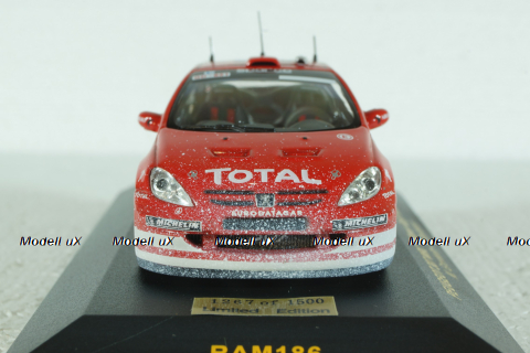 Peugeot 307 WRC Winner Rallye Finnland 2004 Grönholm/Rautiainen, RAM186, IXO 1:43