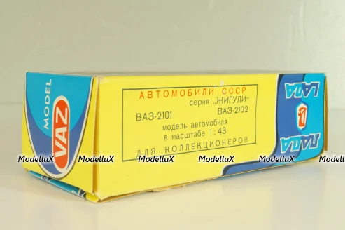 Ваз-2101 А9, красный, Тантал/Радон 1:43