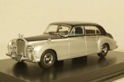 Rolls Royce Phantom V 1959-1968 silver/dark blue, Oxford 1:43