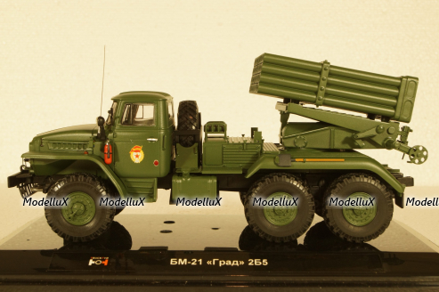 Урал-375 БМ-21 Град 2Б5, TruckTyr 1:43