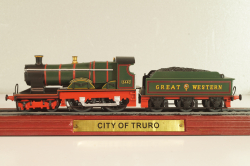 GWR 3700 Class 3440 City of Truro locomotive 1903, green, 6115833, Atlas 1:87