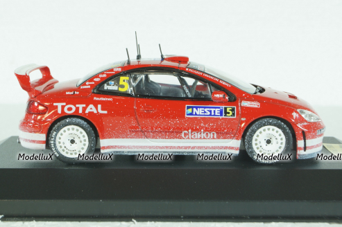 Peugeot 307 WRC Winner Rallye Finnland 2004 Grönholm/Rautiainen, RAM186, IXO 1:43