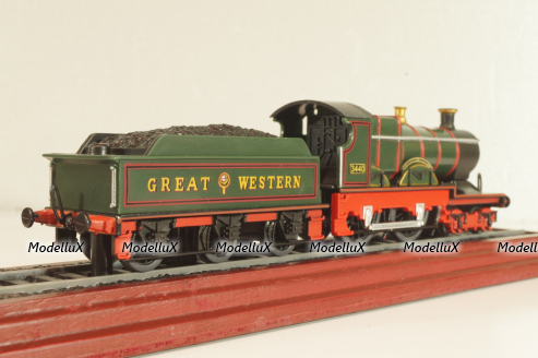 GWR 3700 Class 3440 City of Truro locomotive 1903, green, 6115833, Atlas 1:87