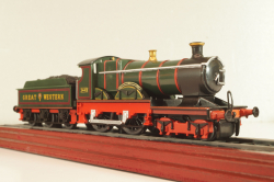 GWR 3700 Class 3440 City of Truro locomotive 1903, green, 6115833, Atlas 1:87