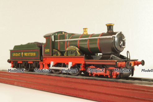 GWR 3700 Class 3440 City of Truro locomotive 1903, green, 6115833, Atlas 1:87
