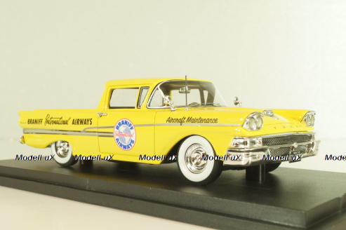 Ford Ranchero "Braniff Airways" 1958, yellow, L.E. 125 pcs, GC-BI-002, Goldvarg 1:43