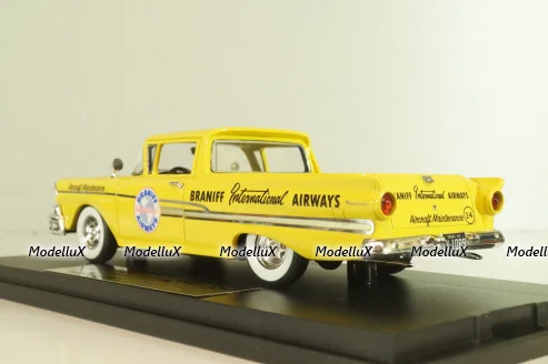 Ford Ranchero "Braniff Airways" 1958, yellow, L.E. 125 pcs, GC-BI-002, Goldvarg 1:43