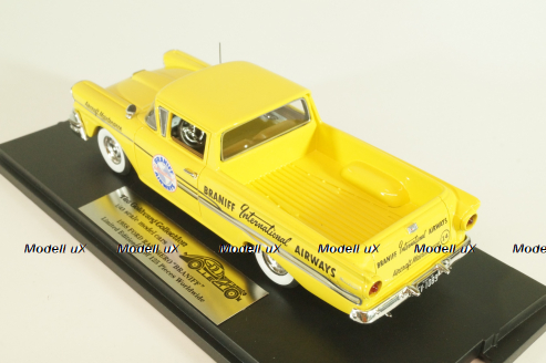 Ford Ranchero "Braniff Airways" 1958, yellow, L.E. 125 pcs, GC-BI-002, Goldvarg 1:43