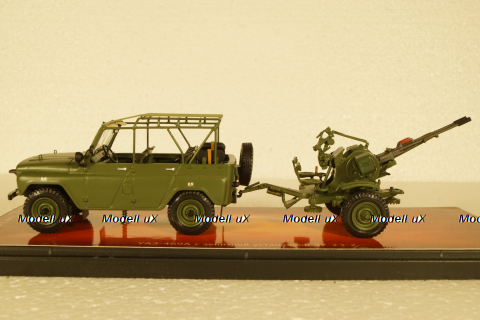 Уаз-469А с зениткой ЗУ-23-2, TruckTyr 1:43