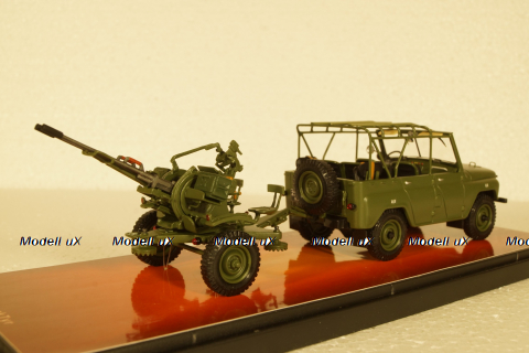 Уаз-469А с зениткой ЗУ-23-2, TruckTyr 1:43