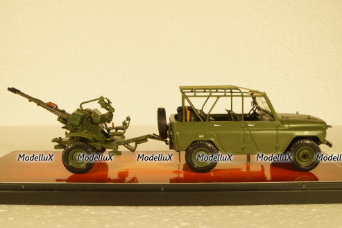 Уаз-469А с зениткой ЗУ-23-2, TruckTyr 1:43