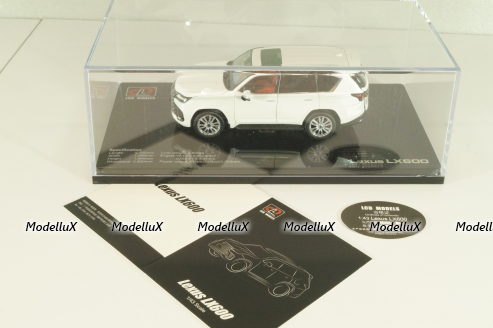 Lexus LX600 2022, White, LCD43013WH, LCD 1:43