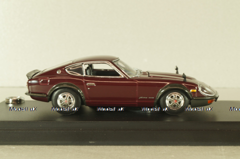Nissan Fairlady 240 ZG 1971, maroon, 03162MM, Kyosho 1:43